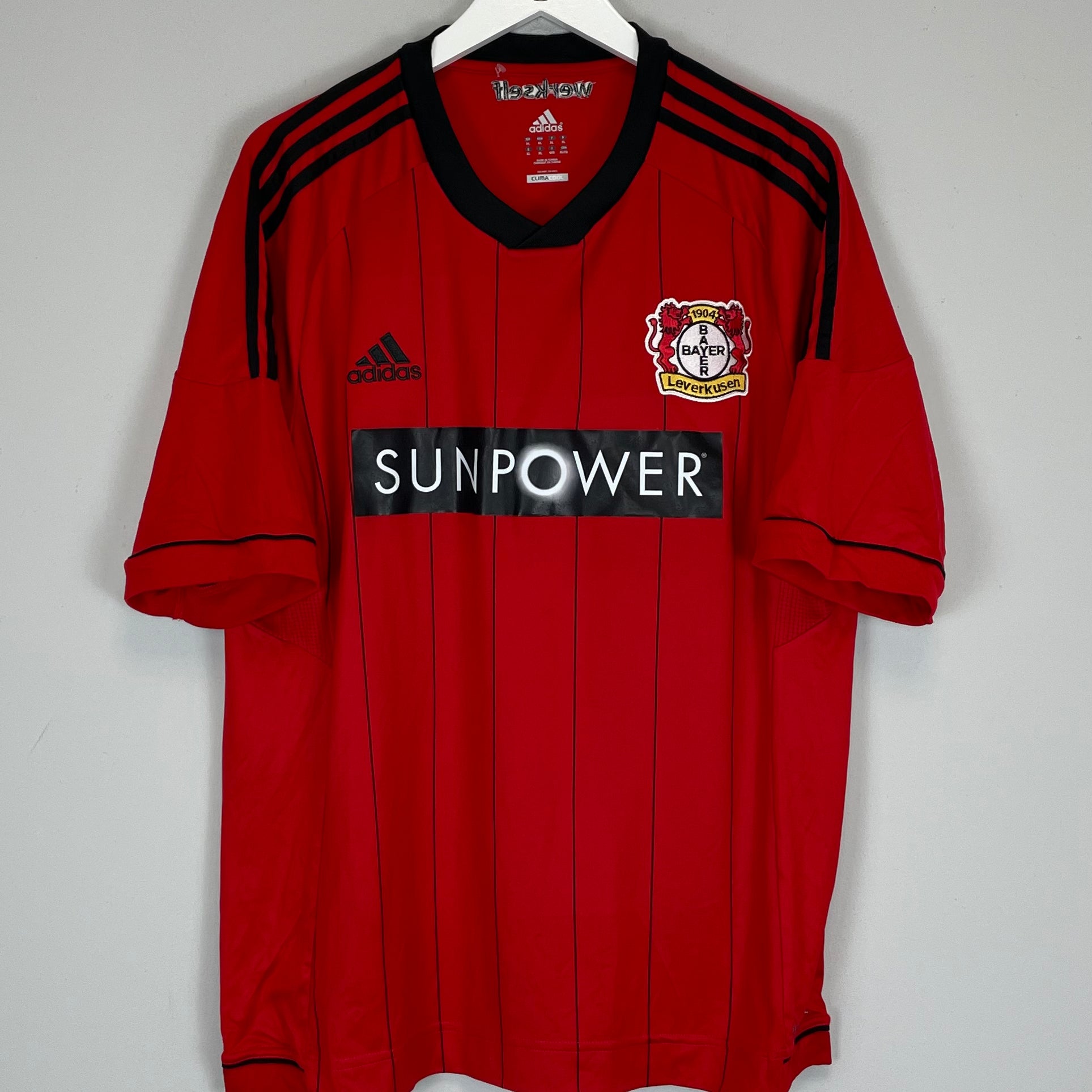 Shop 2012/13 BAYER LEVERKUSEN HOME SHIRT (XL) ADIDAS, classic football shirts, vintage football shirts & retro soccer jerseys at Cult Kits