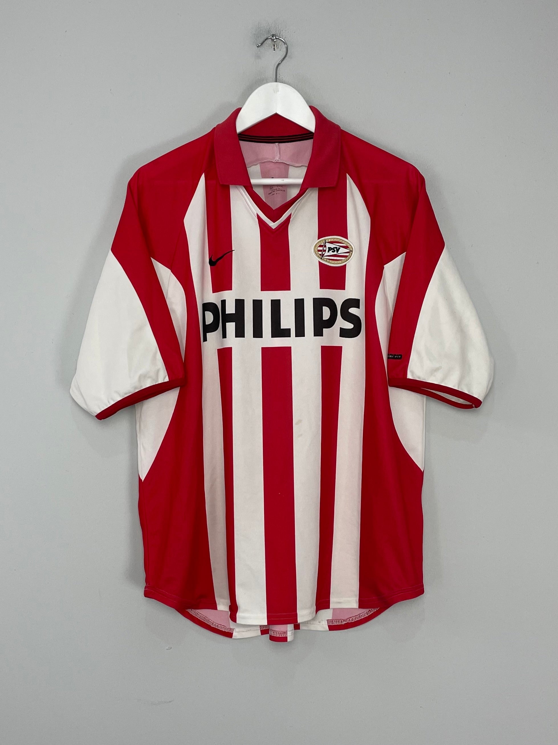 Shop 2000/02 PSV HOME SHIRT (XL) NIKE, classic football shirts, vintage football shirts & retro soccer jerseys at Cult Kits