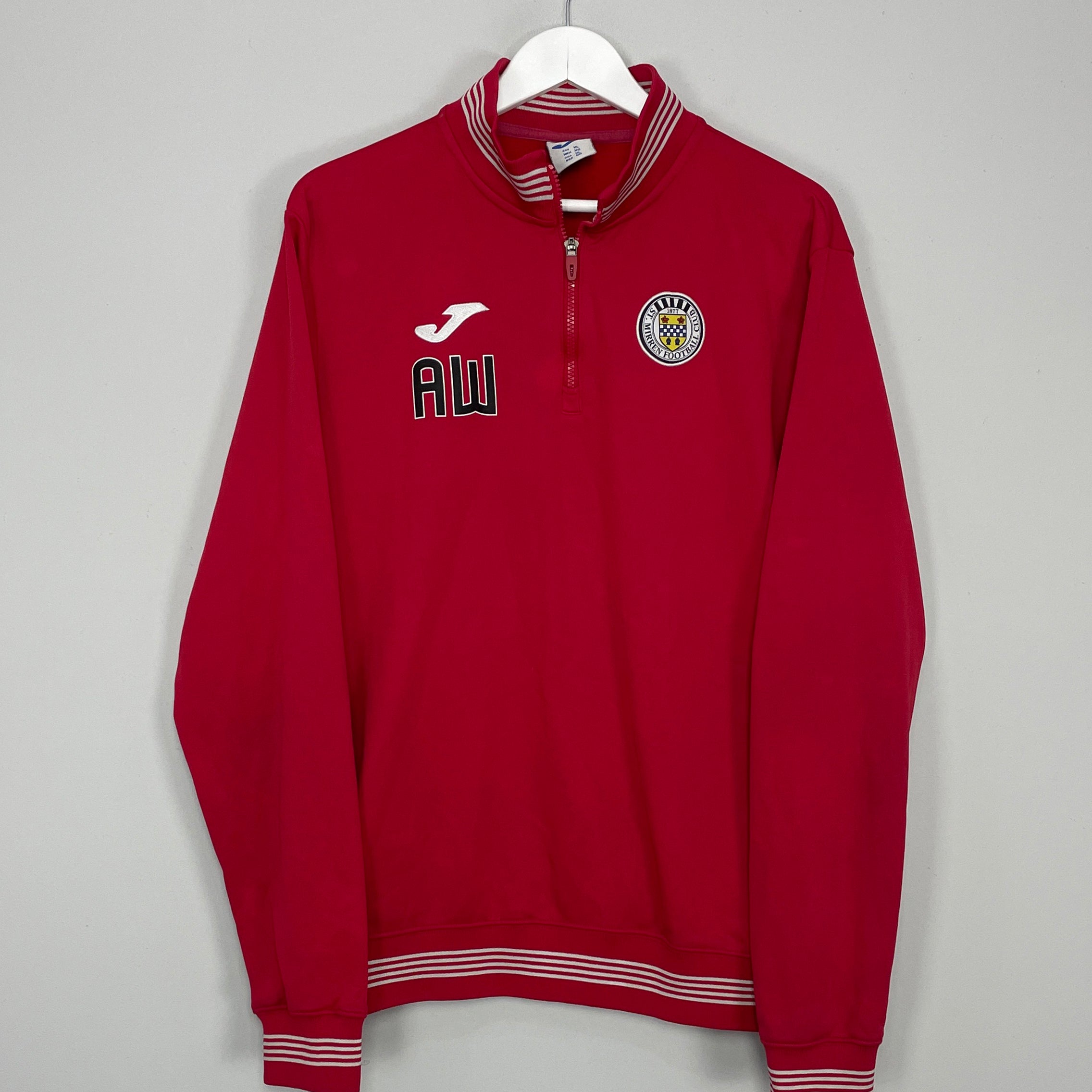 Shop 2021/22 ST MIRREN AW STAFF ISSUE 1/4 ZIP JACKET (XL) JOMA, classic football shirts, vintage football shirts & retro soccer jerseys at Cult Kits