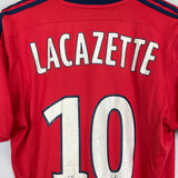 2015/16 LYON LACAZETTE #10 AWAY SHIRT (M) ADIDAS