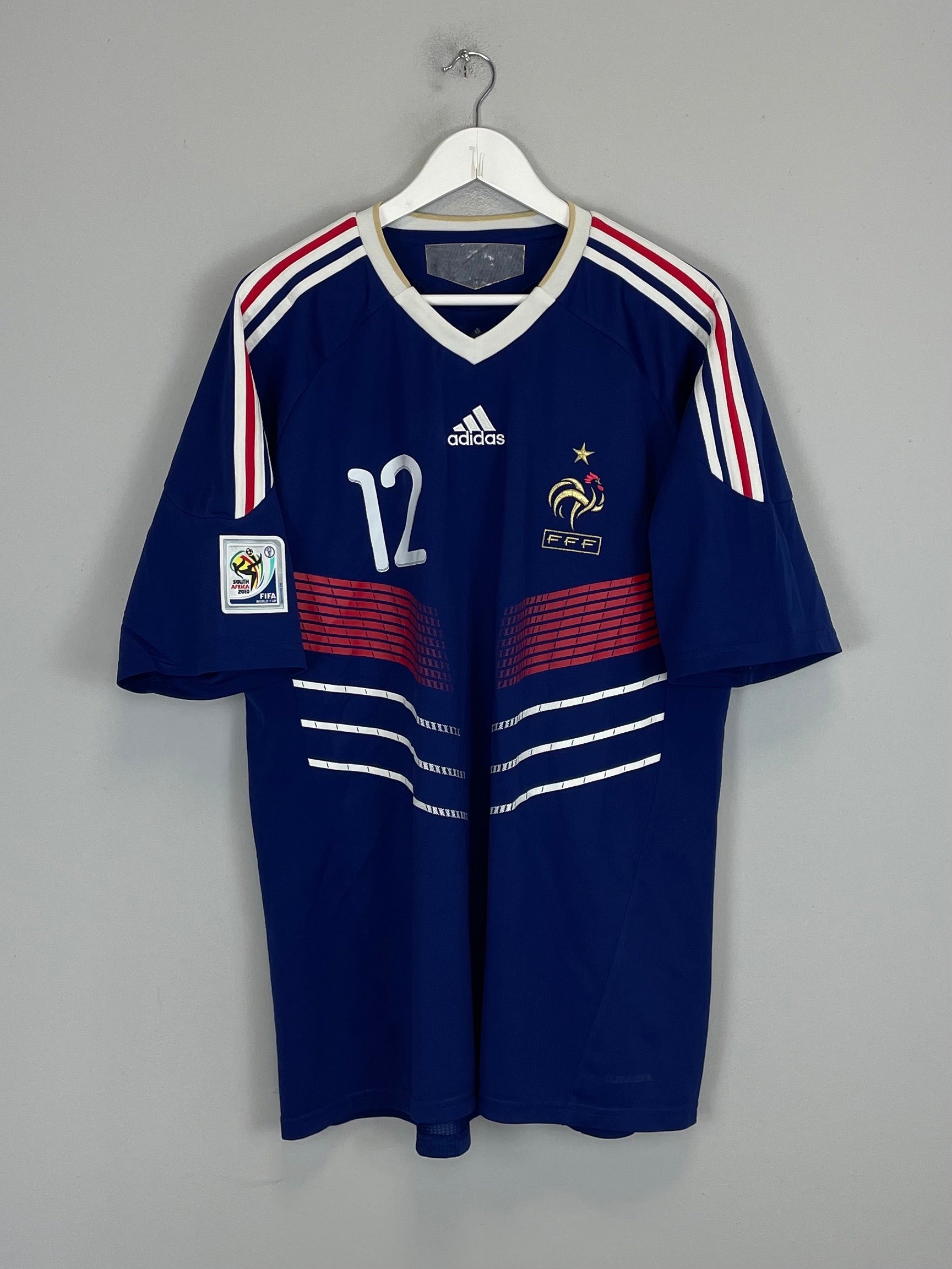 Shop 2009/10 FRANCE HENRY #12 HOME SHIRT (XL) ADIDAS, classic football shirts, vintage football shirts & retro soccer jerseys at Cult Kits