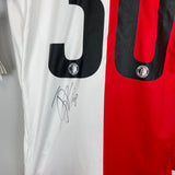 2015/16 FEYENOORD SCHUURMAN #30 *MATCH ISSUED + SIGNED* BNWT HOME SHIRT (S) ADIDAS