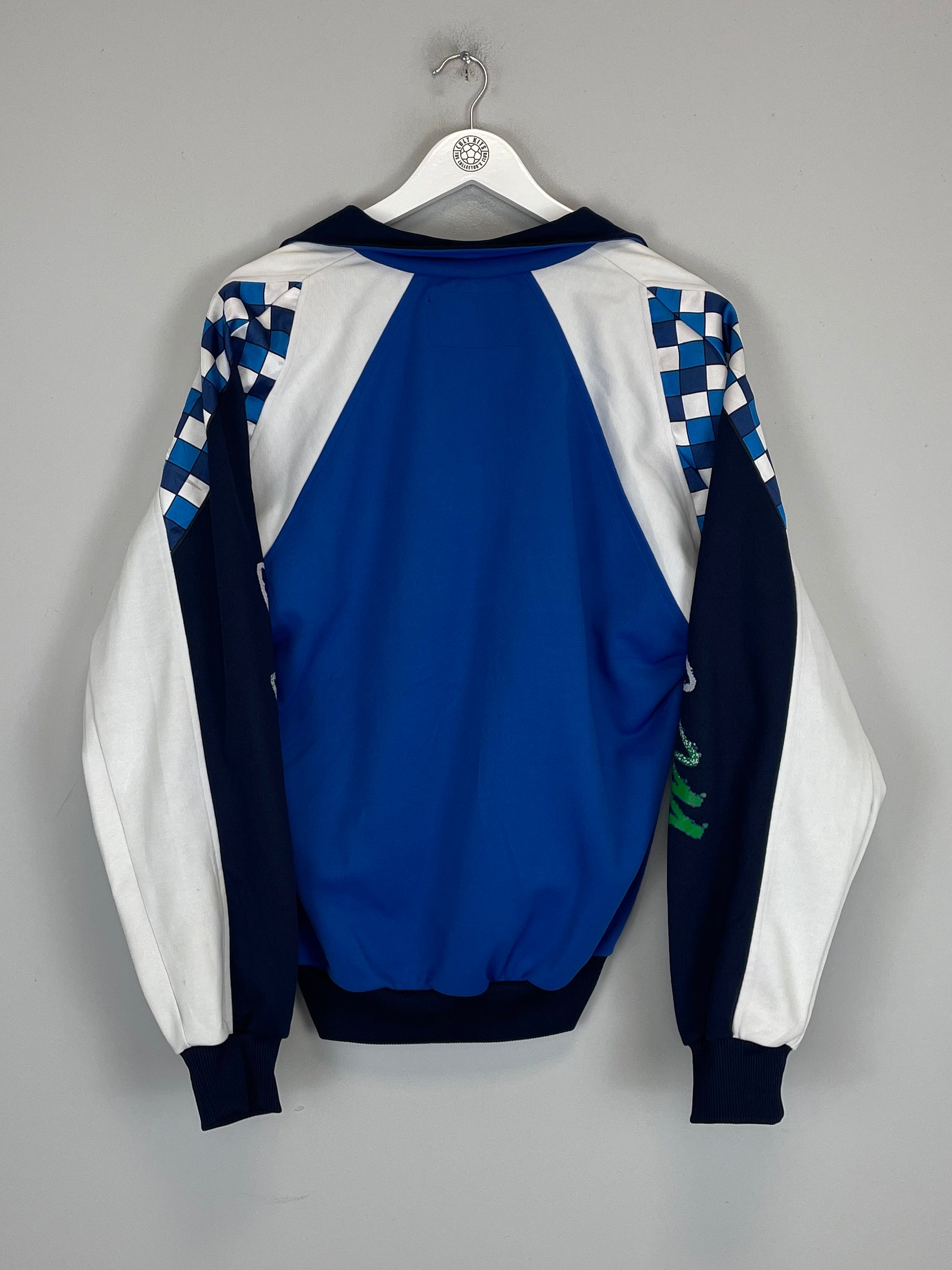Shop 1990/92 ITALY TRACK JACKET (L) DIADORA, classic football shirts, vintage football shirts & retro soccer jerseys at Cult Kits