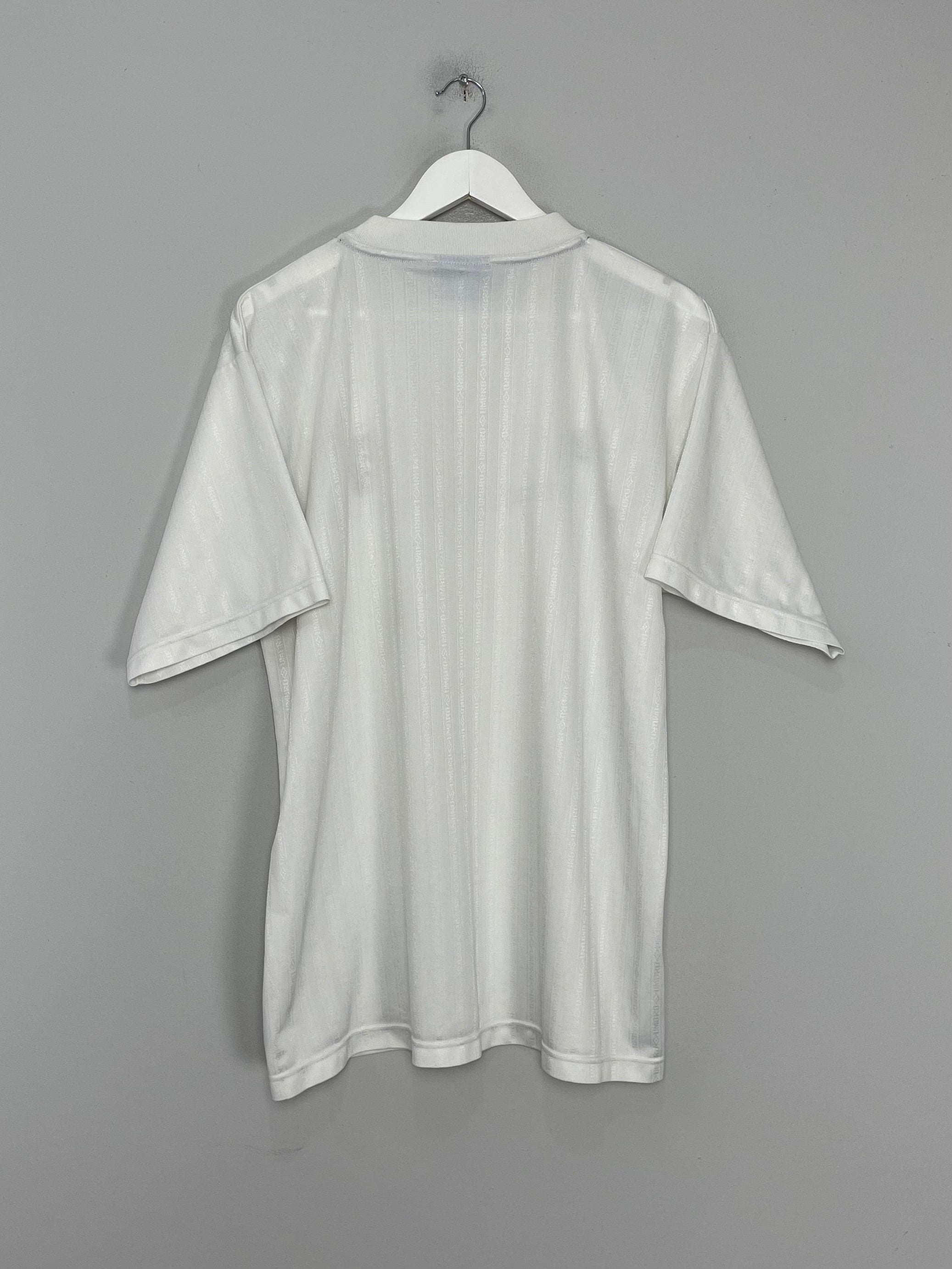 Shop 2001 ENGLAND TRAINING SHIRT (XXL) UMBRO, classic football shirts, vintage football shirts & retro soccer jerseys at Cult Kits