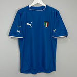 Shop 2003/04 ITALY HOME SHIRT (M) PUMA, classic football shirts, vintage football shirts & retro soccer jerseys at Cult Kits