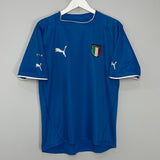 Shop 2003/04 ITALY HOME SHIRT (M) PUMA, classic football shirts, vintage football shirts & retro soccer jerseys at Cult Kits