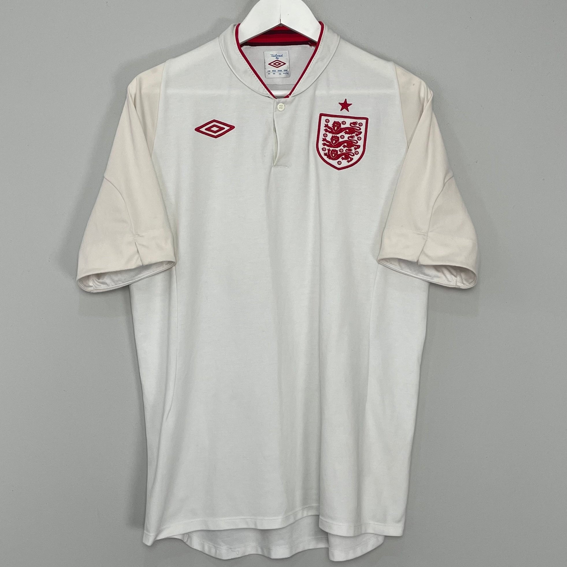 Shop 2012/13 ENGLAND HOME SHIRT (L) UMBRO, classic football shirts, vintage football shirts & retro soccer jerseys at Cult Kits