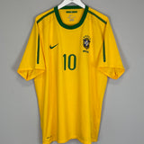 2010/11 BRAZIL KAKA #10 HOME SHIRT (XXL) NIKE
