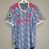 Shop 2021/22 MANCHESTER UNITED B.FERNANDES #18 *BNWT* AUTHENTIC AWAY SHIRT (XXL) ADIDAS, classic football shirts, vintage football shirts & retro soccer jerseys at Cult Kits