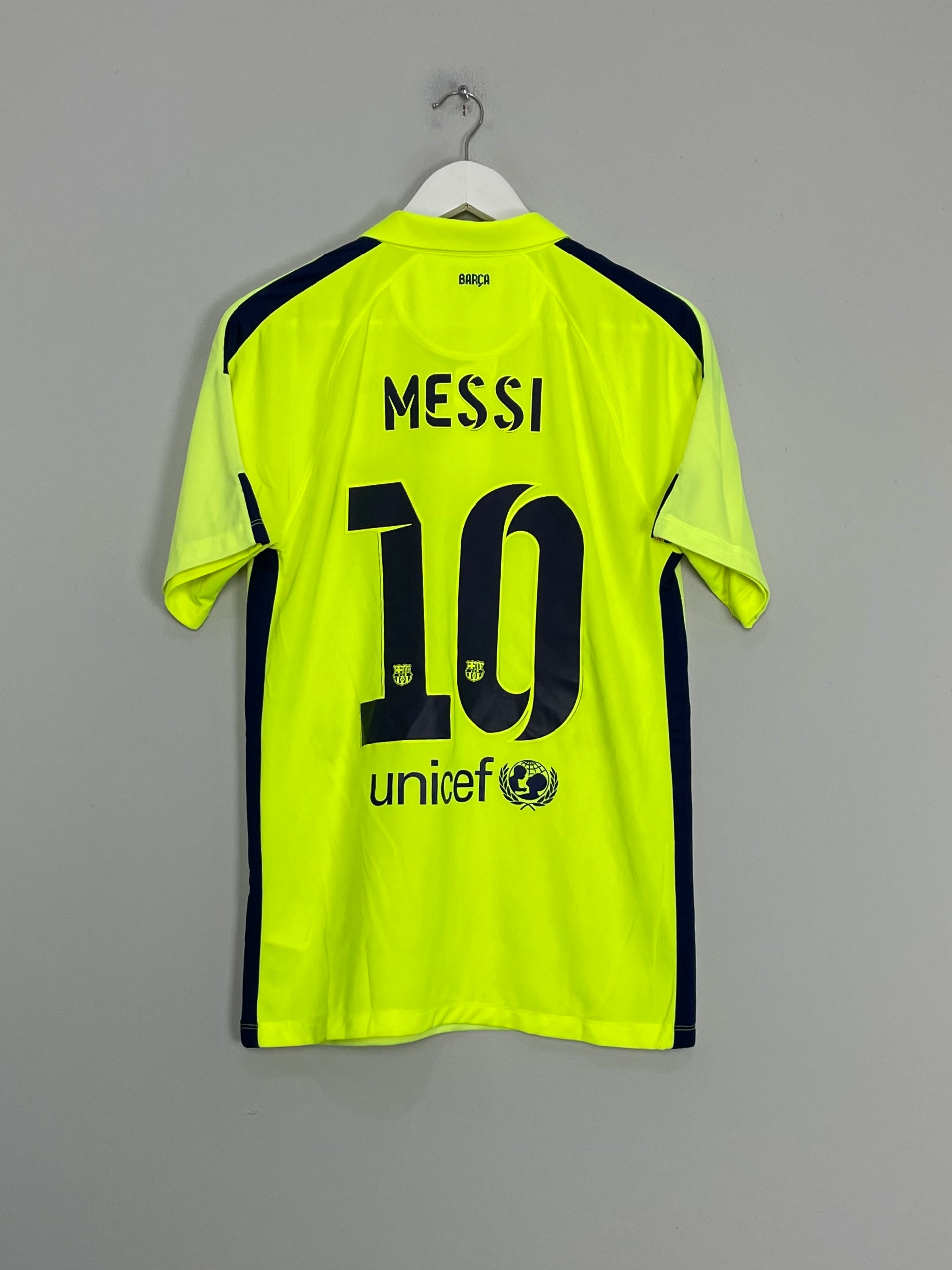 Shop 2014/15 BARCELONA MESSI #10 THIRD SHIRT (S) NIKE, classic football shirts, vintage football shirts & retro soccer jerseys at Cult Kits
