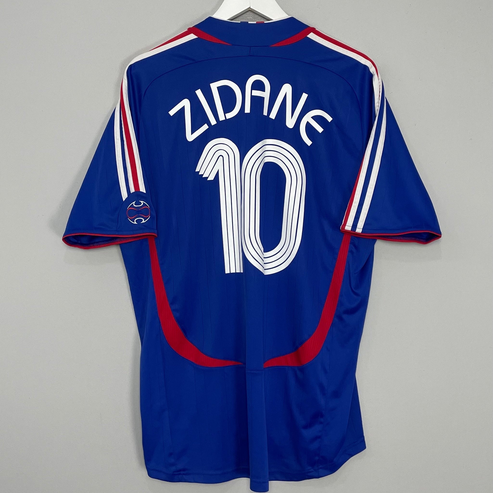 Shop 2006/07 FRANCE ZIDANE #10 HOME SHIRT (XL) ADIDAS, classic football shirts, vintage football shirts & retro soccer jerseys at Cult Kits