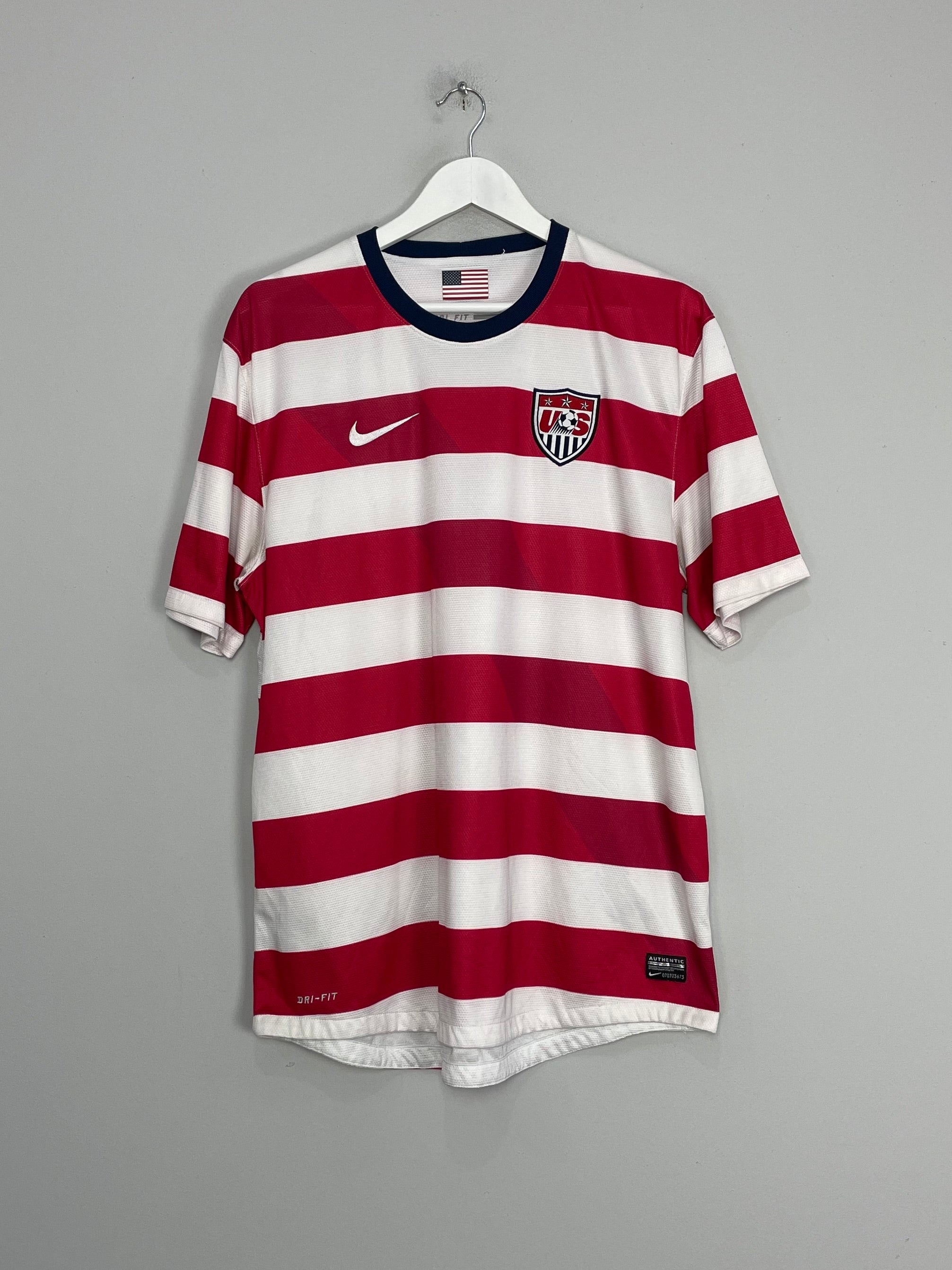 Shop 2012/13 USA HOME SHIRT (XL) NIKE, classic football shirts, vintage football shirts & retro soccer jerseys at Cult Kits