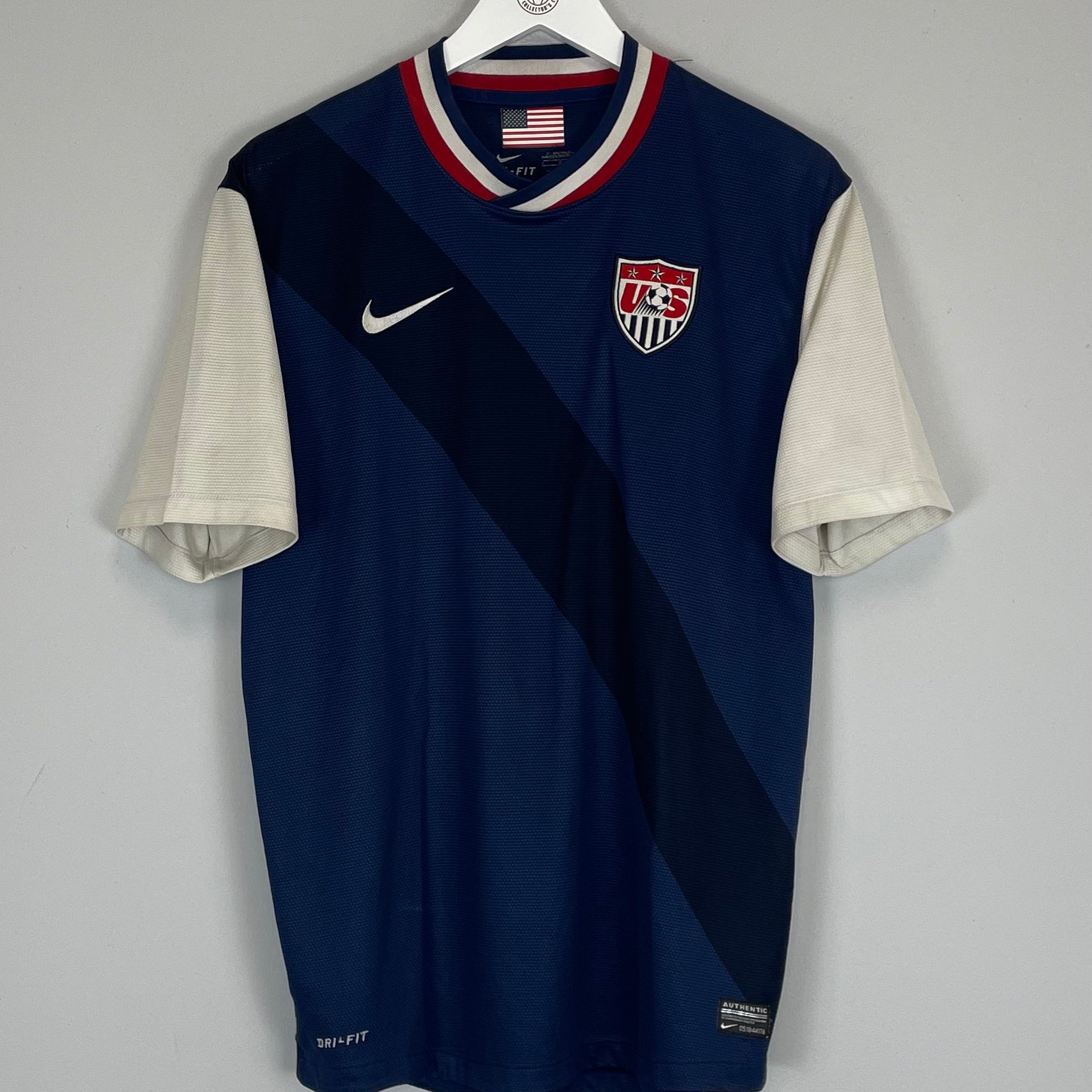 Shop 2012/13 USA AWAY SHIRT (L) NIKE, classic football shirts, vintage football shirts & retro soccer jerseys at Cult Kits