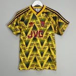 Shop 1991/93 ARSENAL AWAY SHIRT (S) ADIDAS, classic football shirts, vintage football shirts & retro soccer jerseys at Cult Kits