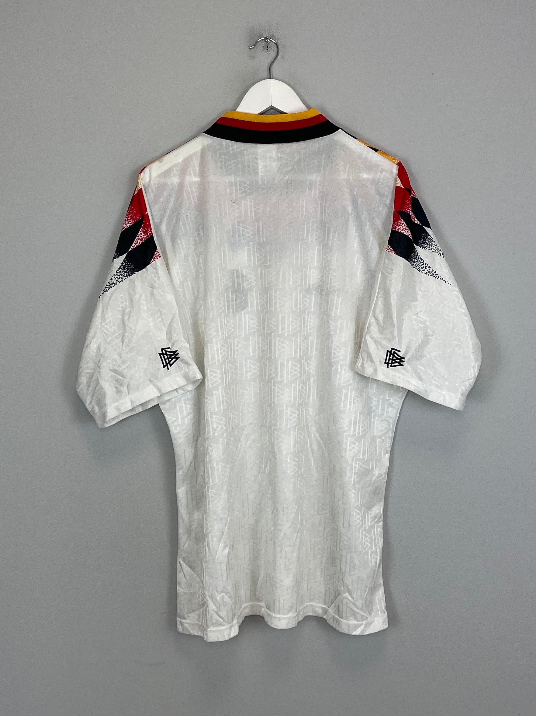 Shop 1994/95 GERMANY HOME SHIRT (XL) ADIDAS, classic football shirts, vintage football shirts & retro soccer jerseys at Cult Kits