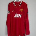 Shop 2011/12 MANCHESTER UNITED JI SUNG PARK #13 C/L L/S HOME SHIRT (XXXL) NIKE, classic football shirts, vintage football shirts & retro soccer jerseys at Cult Kits