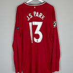 Shop 2011/12 MANCHESTER UNITED JI SUNG PARK #13 C/L L/S HOME SHIRT (XXXL) NIKE, classic football shirts, vintage football shirts & retro soccer jerseys at Cult Kits