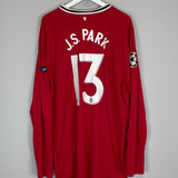 Shop 2011/12 MANCHESTER UNITED JI SUNG PARK #13 C/L L/S HOME SHIRT (XXXL) NIKE, classic football shirts, vintage football shirts & retro soccer jerseys at Cult Kits
