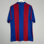 Shop 1989/92 BARCELONA HOME SHIRT (XL) MEYBA, classic football shirts, vintage football shirts & retro soccer jerseys at Cult Kits