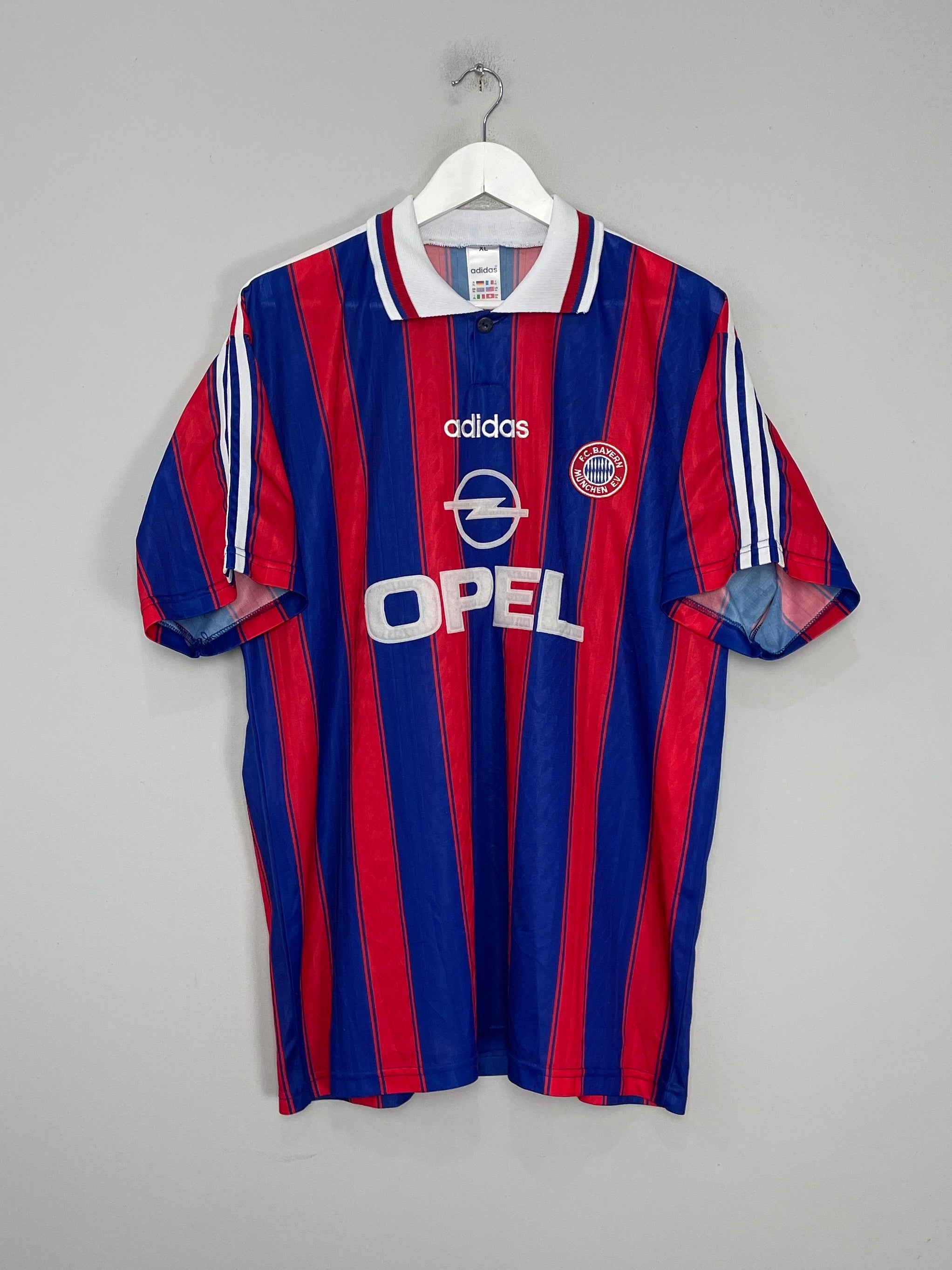 Shop 1995/97 BAYERN MUNICH HOME SHIRT (XL) ADIDAS, classic football shirts, vintage football shirts & retro soccer jerseys at Cult Kits