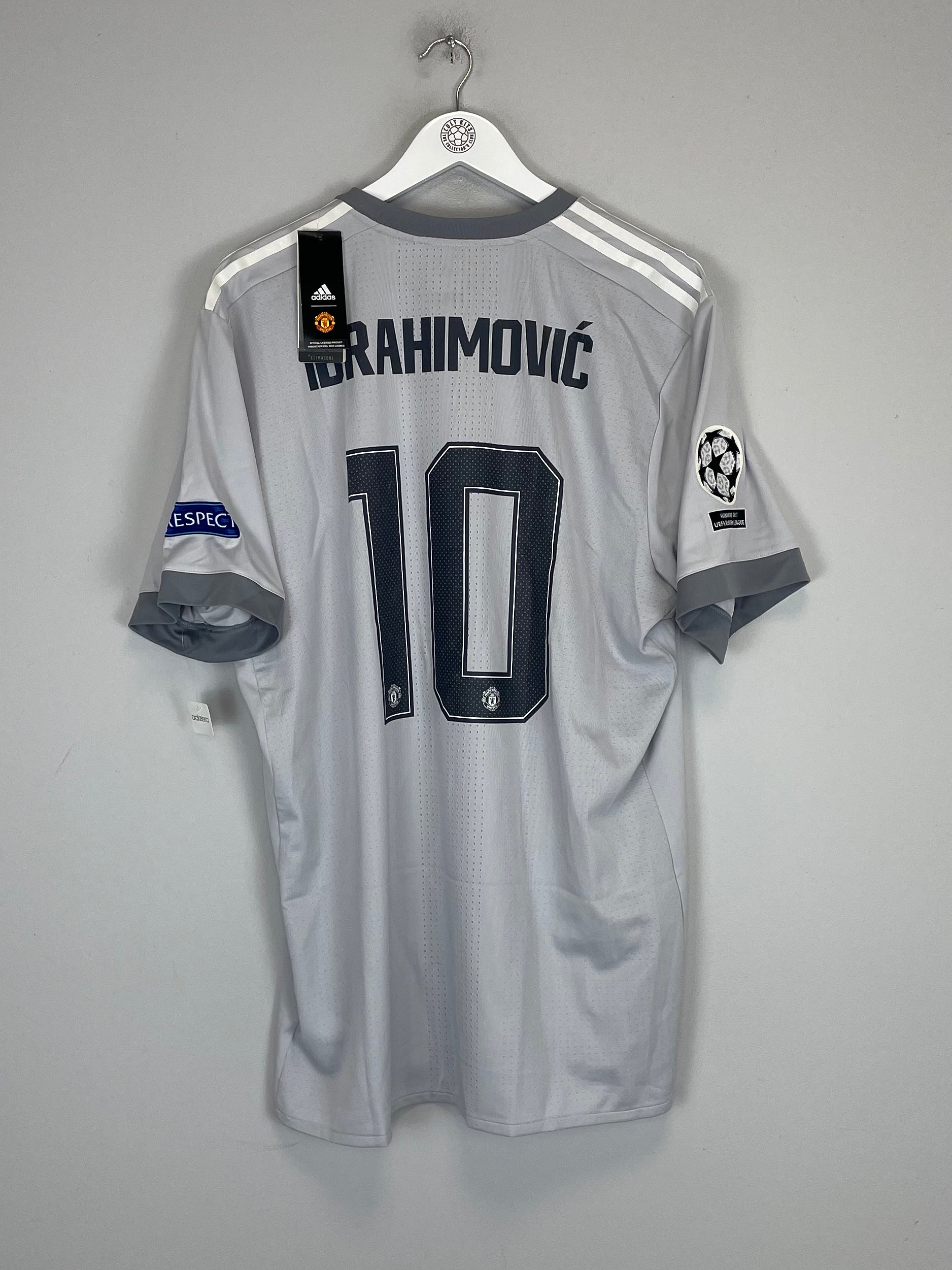 Shop 2018/19 MANCHESTER UNITED IBRAHIMOVIC #10 *BNWT* C/L AUTHENTIC THIRD SHIRT (XXL) ADIDAS, classic football shirts, vintage football shirts & retro soccer jerseys at Cult Kits