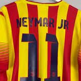 Shop 2013/14 BARCELONA NEYMAR JR #11 AWAY SHIRT (L) NIKE, classic football shirts, vintage football shirts & retro soccer jerseys at Cult Kits