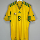 2010 SOUTH AFRICA TSHABALALA #8 HOME SHIRT (XL) ADIDAS