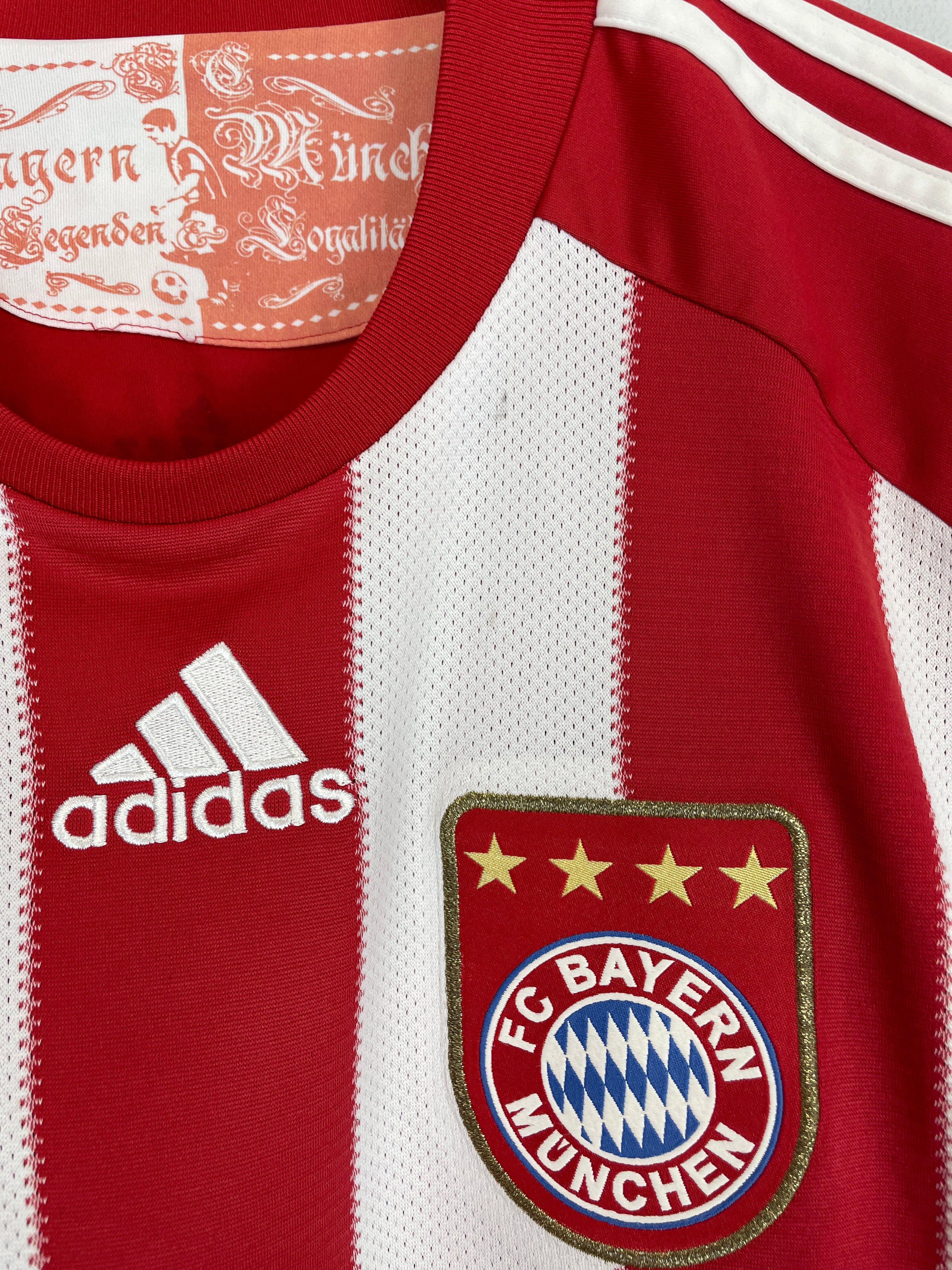 Shop 2010/11 BAYERN MUNICH GOMEZ #33 HOME SHIRT (M) ADIDAS, classic football shirts, vintage football shirts & retro soccer jerseys at Cult Kits