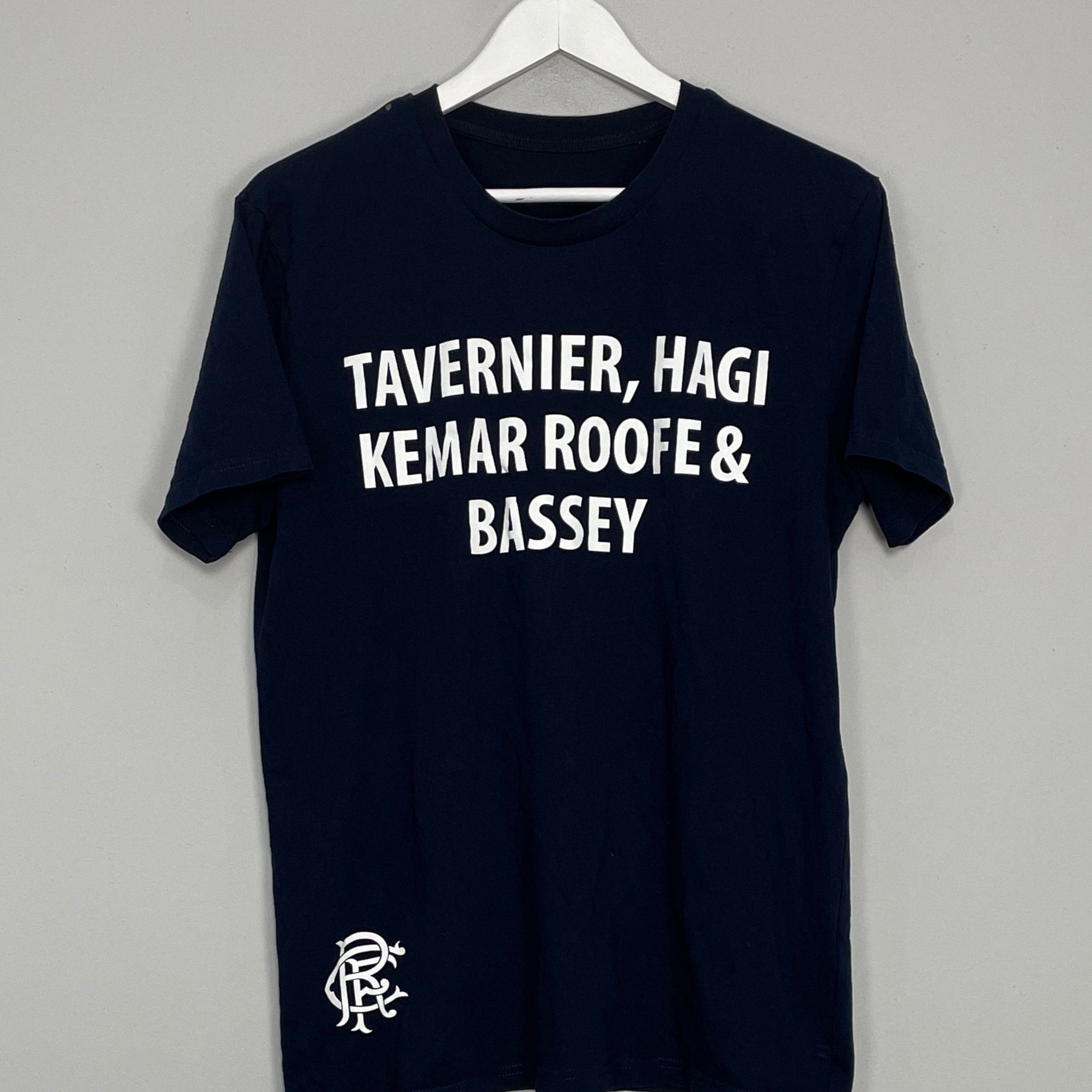 Shop 2021/22 RANGERS FAN T-SHIRT (S) OM, classic football shirts, vintage football shirts & retro soccer jerseys at Cult Kits