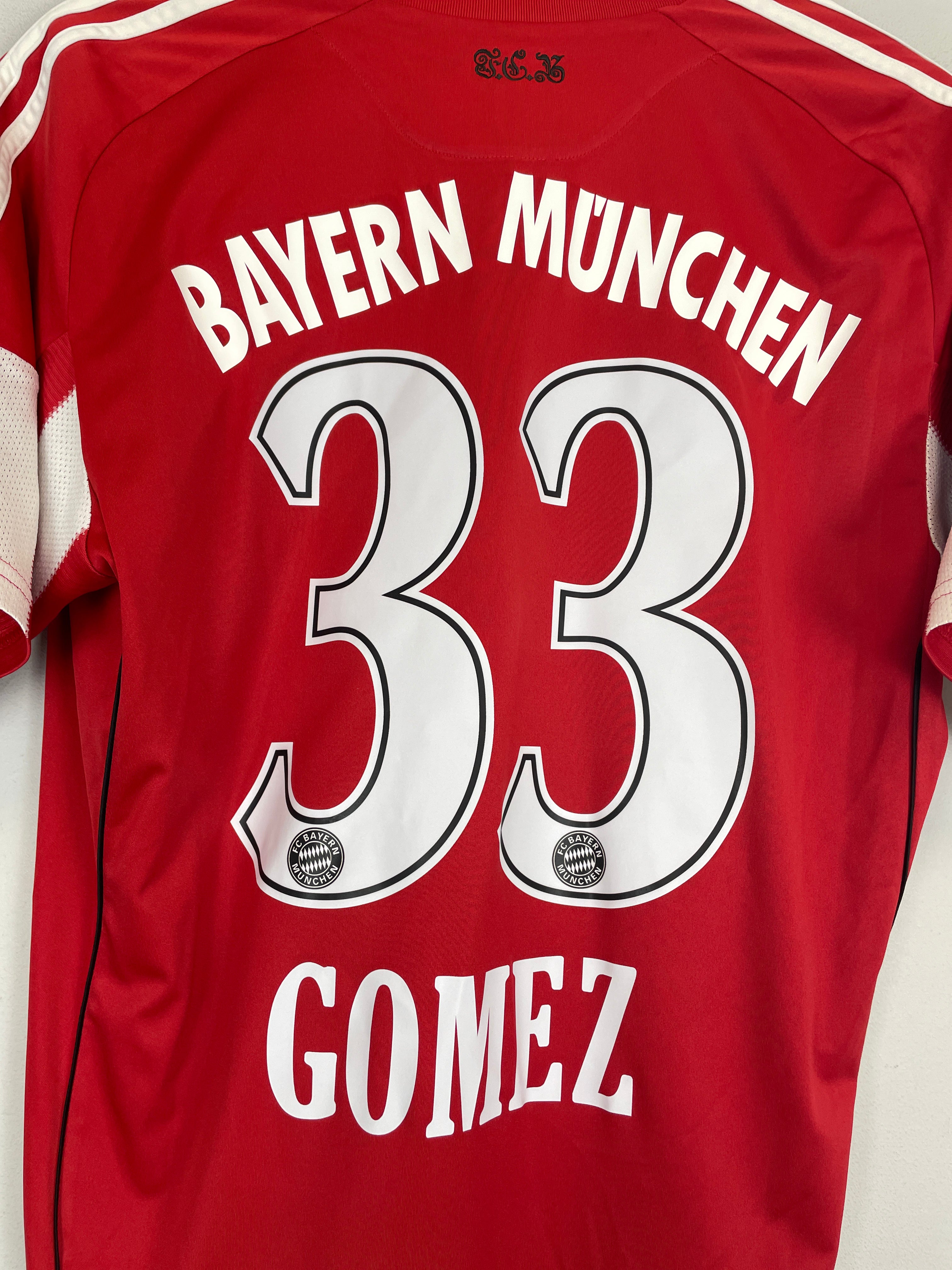 Shop 2010/11 BAYERN MUNICH GOMEZ #33 HOME SHIRT (M) ADIDAS, classic football shirts, vintage football shirts & retro soccer jerseys at Cult Kits