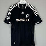 Shop 2008/09 CHELSEA DROGBA #11 C/L AWAY SHIRT (M) ADIDAS, classic football shirts, vintage football shirts & retro soccer jerseys at Cult Kits