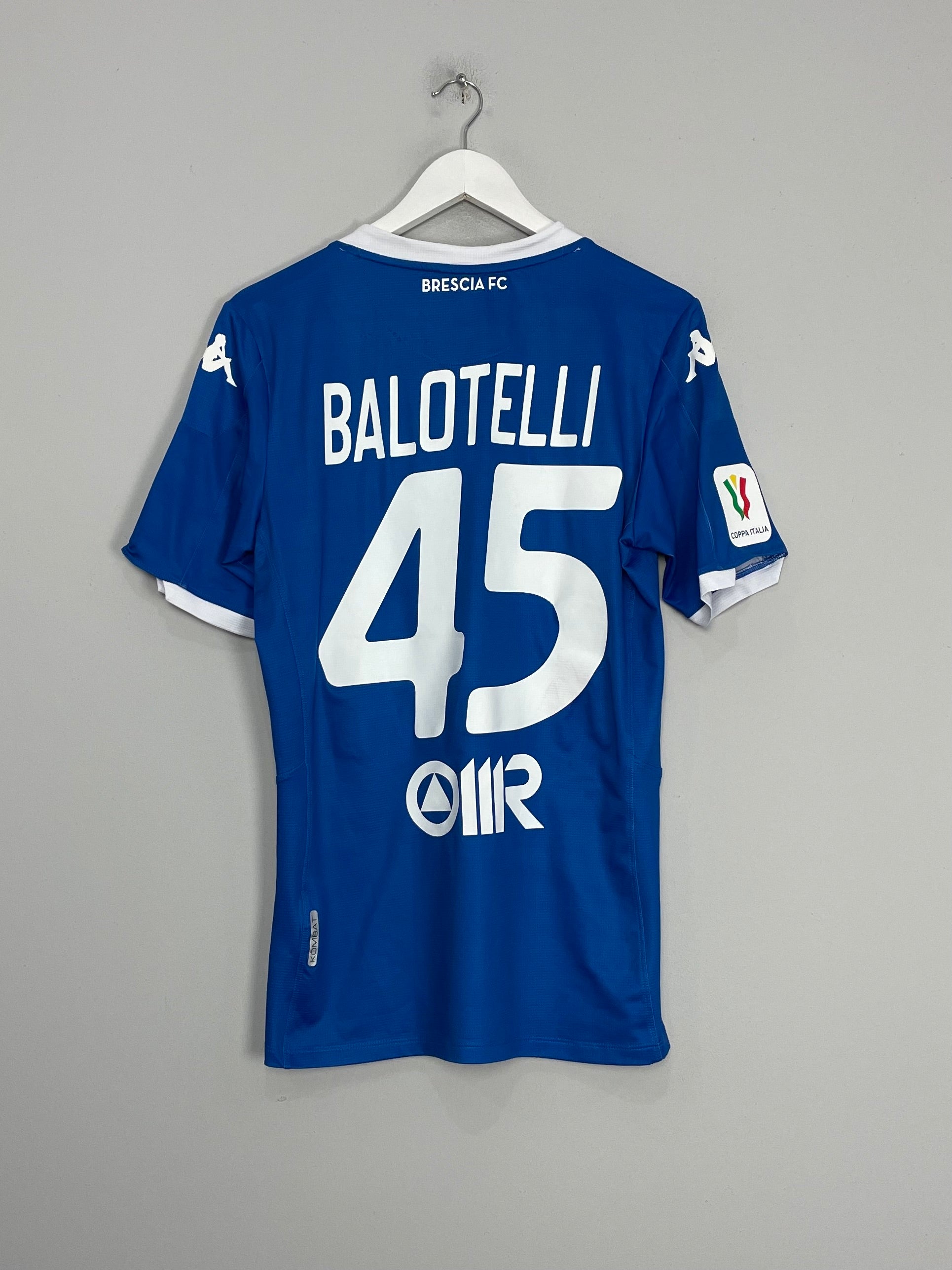 Shop 2019/20 BRESCIA BALOTELLI #45 HOME SHIRT (L) KAPPA, classic football shirts, vintage football shirts & retro soccer jerseys at Cult Kits