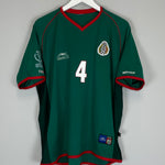 Shop 2002/03 MEXICO R.MARQUEZ #4 HOME SHIRT (M) ATLETICA, classic football shirts, vintage football shirts & retro soccer jerseys at Cult Kits