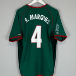 Shop 2002/03 MEXICO R.MARQUEZ #4 HOME SHIRT (M) ATLETICA, classic football shirts, vintage football shirts & retro soccer jerseys at Cult Kits