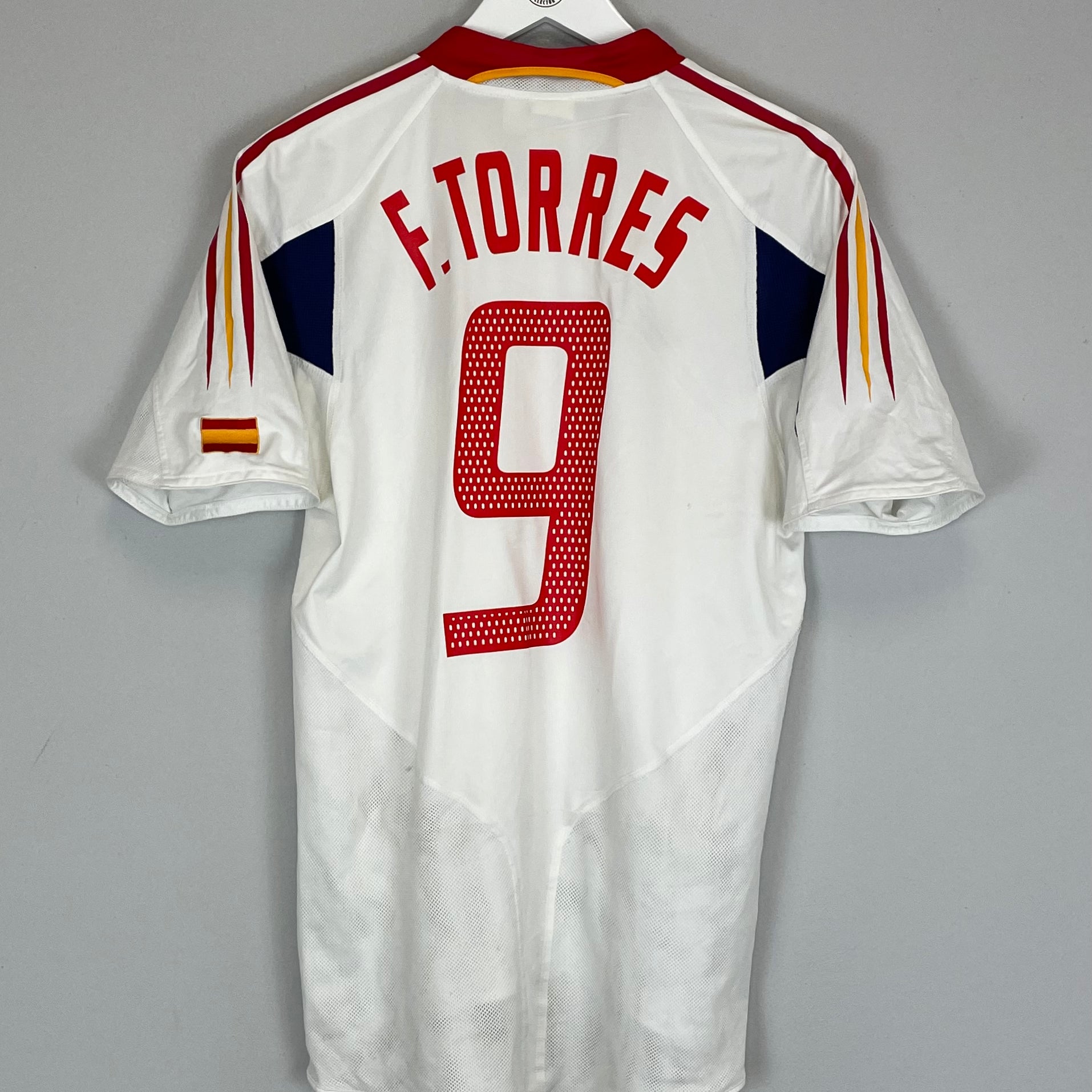 Shop 2004/06 SPAIN TORRES #9 AWAY SHIRT (S) ADIDAS, classic football shirts, vintage football shirts & retro soccer jerseys at Cult Kits
