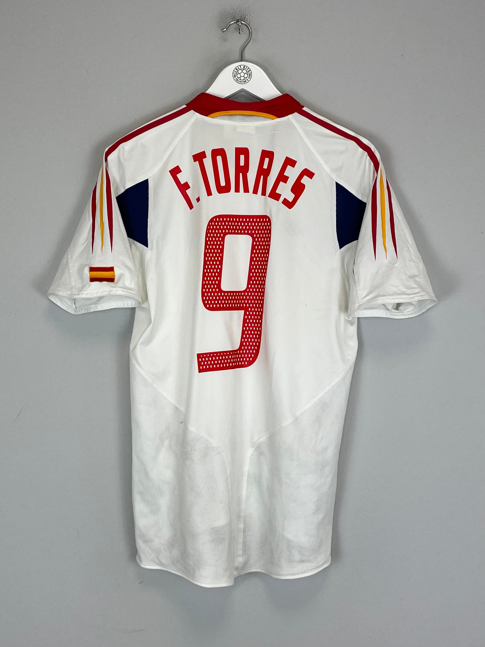 Shop 2004/06 SPAIN TORRES #9 AWAY SHIRT (S) ADIDAS, classic football shirts, vintage football shirts & retro soccer jerseys at Cult Kits