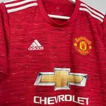 Shop 2020/21 MANCHESTER UNITED HOME SHIRT (M) ADIDAS, classic football shirts, vintage football shirts & retro soccer jerseys at Cult Kits