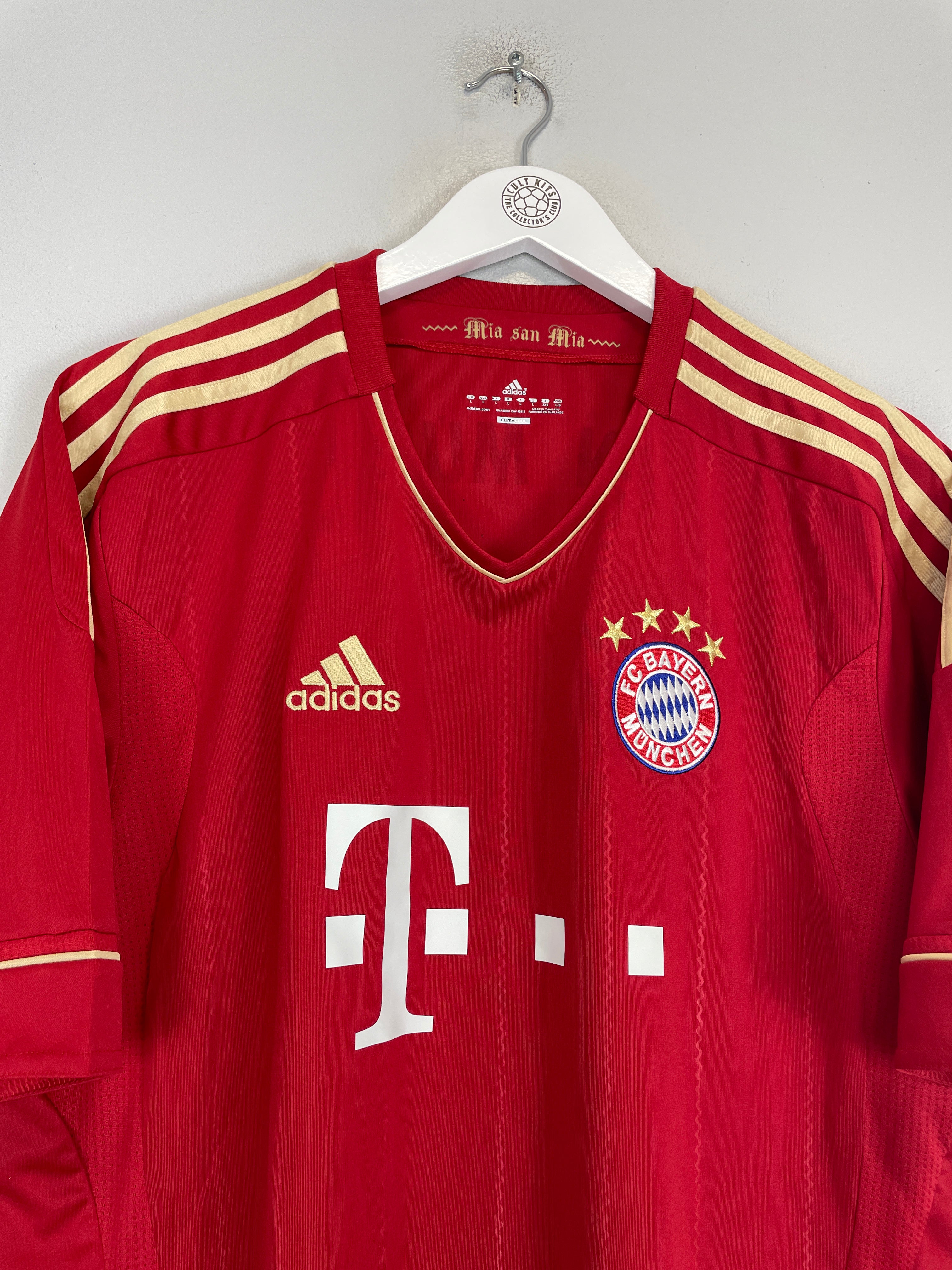 Shop 2011/13 BAYERN MUNICH RIBERY #7 HOME SHIRT (L) ADIDAS, classic football shirts, vintage football shirts & retro soccer jerseys at Cult Kits