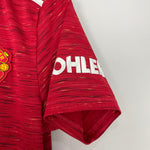 Shop 2020/21 MANCHESTER UNITED HOME SHIRT (M) ADIDAS, classic football shirts, vintage football shirts & retro soccer jerseys at Cult Kits