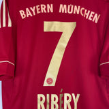 Shop 2011/13 BAYERN MUNICH RIBERY #7 HOME SHIRT (L) ADIDAS, classic football shirts, vintage football shirts & retro soccer jerseys at Cult Kits