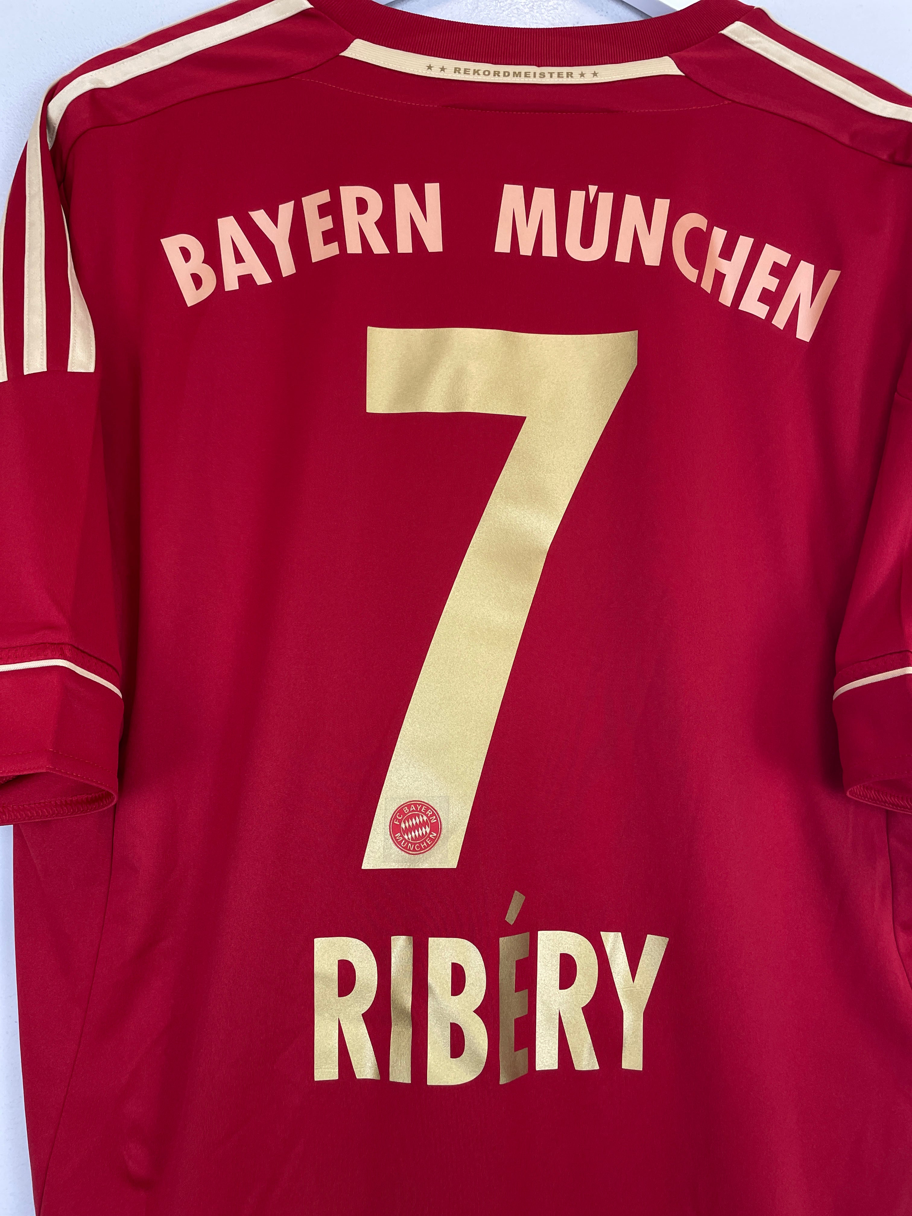 Shop 2011/13 BAYERN MUNICH RIBERY #7 HOME SHIRT (L) ADIDAS, classic football shirts, vintage football shirts & retro soccer jerseys at Cult Kits