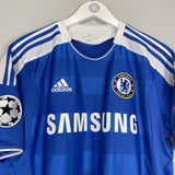 Shop 2011/12 CHELSEA DROGBA #11 C/L HOME SHIRT (M) ADIDAS, classic football shirts, vintage football shirts & retro soccer jerseys at Cult Kits