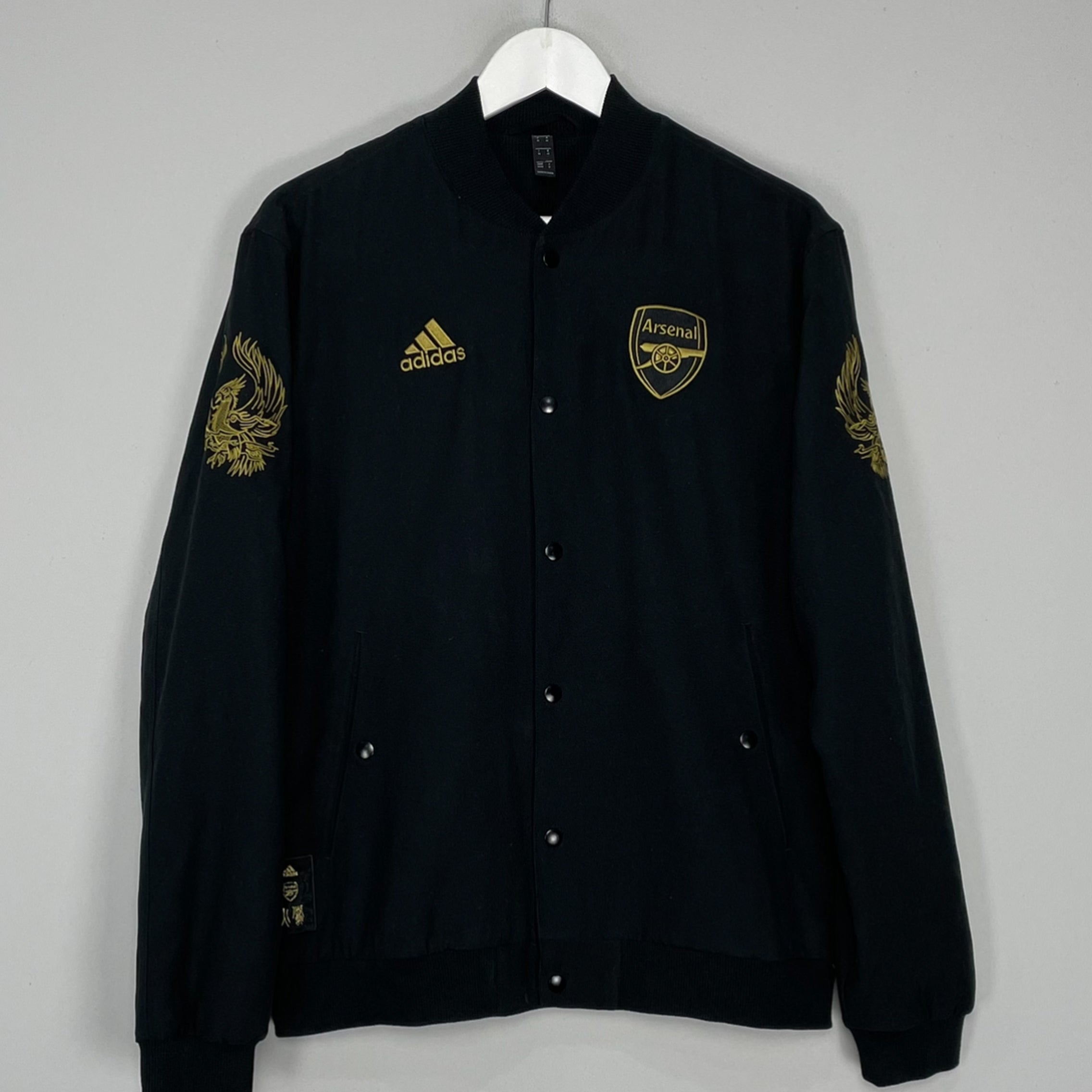 Shop 2019/20 ARSENAL CHINESE NEW YEAR JACKET (M) ADIDAS, classic football shirts, vintage football shirts & retro soccer jerseys at Cult Kits