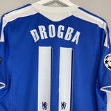 Shop 2011/12 CHELSEA DROGBA #11 C/L HOME SHIRT (M) ADIDAS, classic football shirts, vintage football shirts & retro soccer jerseys at Cult Kits