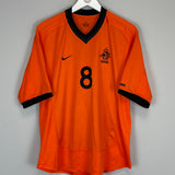 Shop 2000/02 NETHERLANDS DAVIDS #8 HOME SHIRT (L) NIKE, classic football shirts, vintage football shirts & retro soccer jerseys at Cult Kits