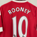 Shop 2015/16 MANCHESTER UNITED ROONEY #10 HOME SHIRT (L) ADIDAS, classic football shirts, vintage football shirts & retro soccer jerseys at Cult Kits