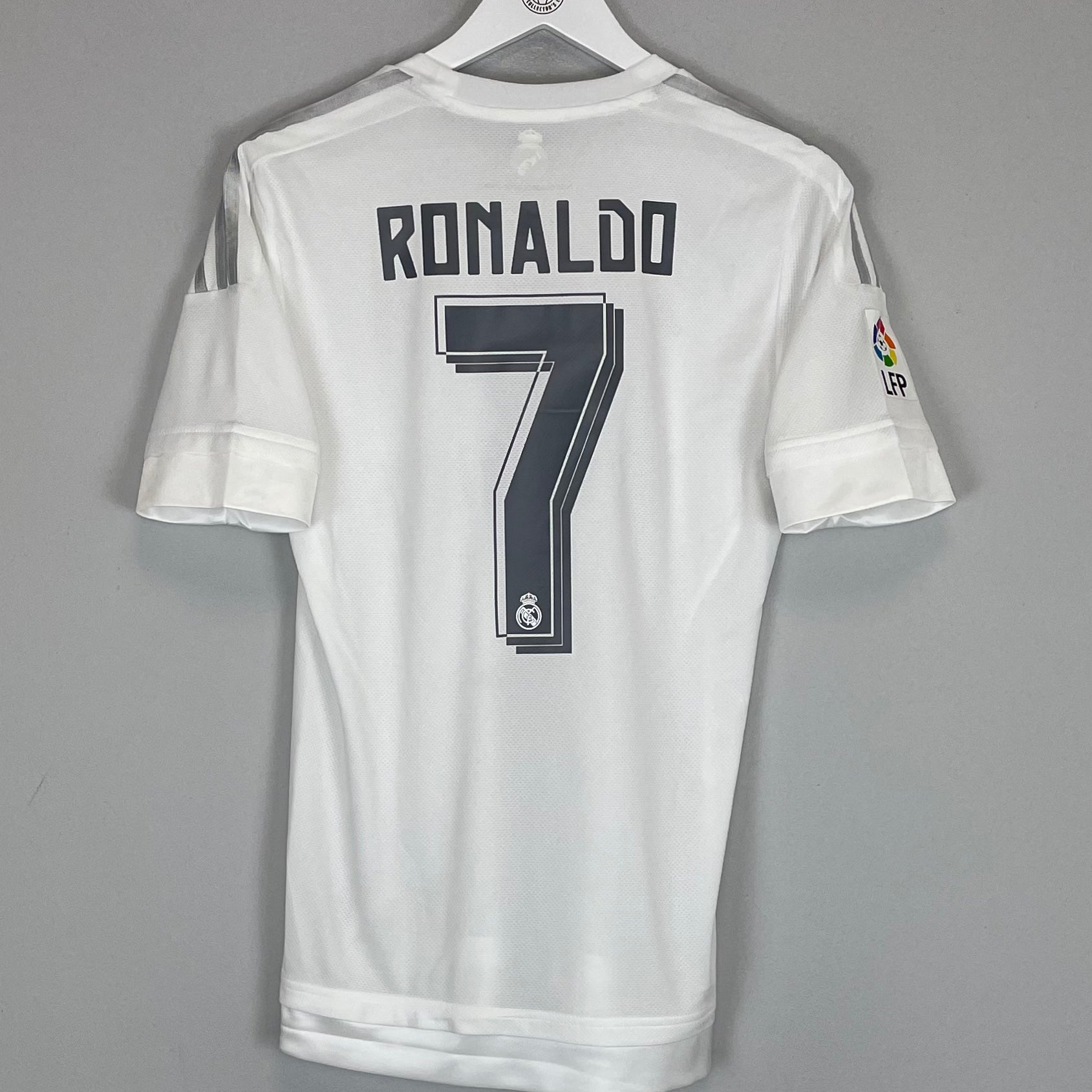 Shop 2015/16 REAL MADRID RONALDO #7 *PLAYER ISSUE* HOME SHIRT (S) ADIDAS, classic football shirts, vintage football shirts & retro soccer jerseys at Cult Kits