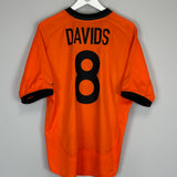 Shop 2000/02 NETHERLANDS DAVIDS #8 HOME SHIRT (L) NIKE, classic football shirts, vintage football shirts & retro soccer jerseys at Cult Kits