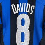 Shop 2005/06 INTER MILAN DAVIDS #8 HOME SHIRT (XL.KIDS) NIKE, classic football shirts, vintage football shirts & retro soccer jerseys at Cult Kits