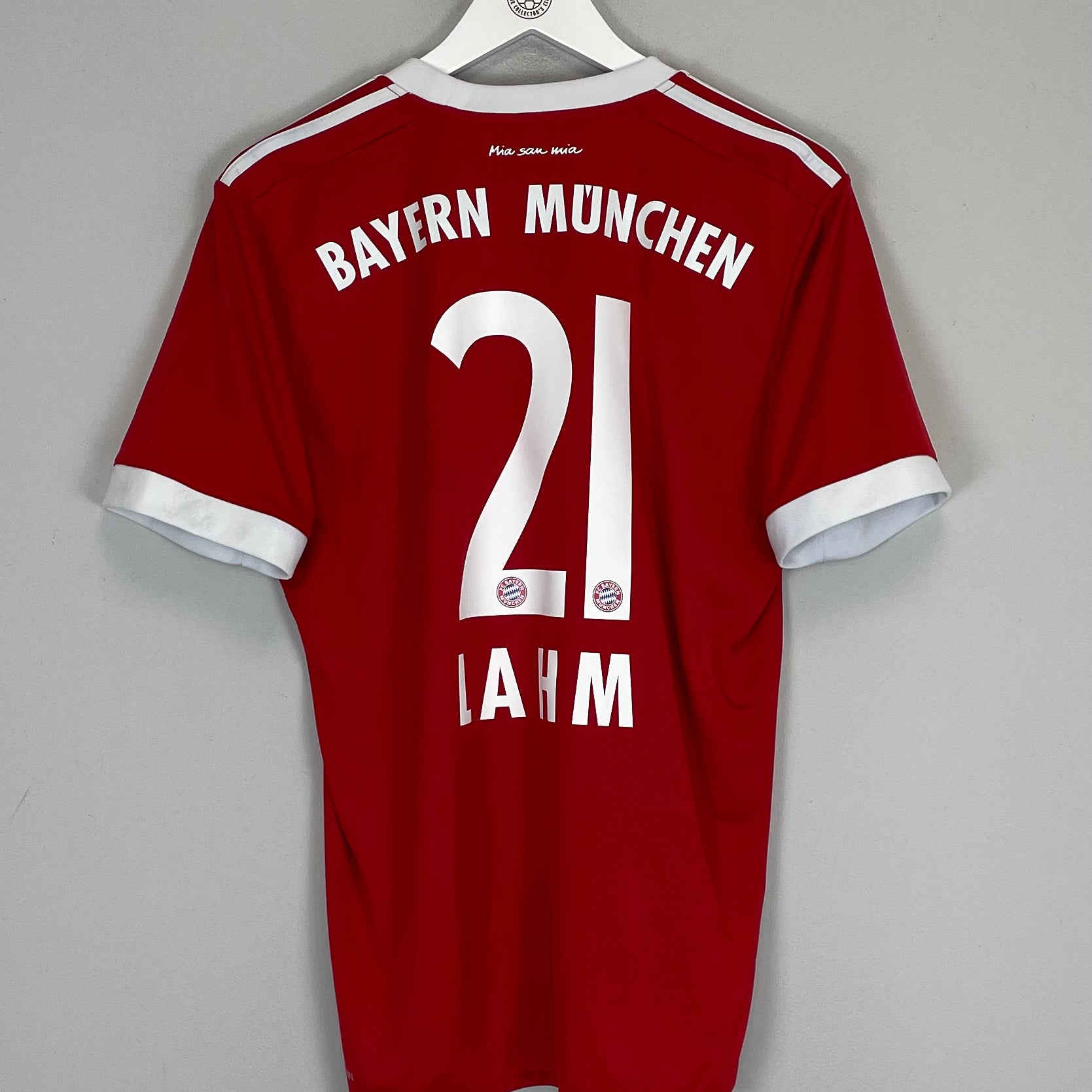 Shop 2017/18 BAYERN MUNICH LAHM #12 HOME SHIRT (M) ADIDAS, classic football shirts, vintage football shirts & retro soccer jerseys at Cult Kits